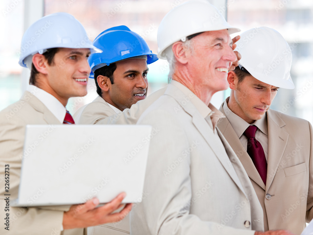 Condifent architect team working on a building project Condifent architect team working on a building project