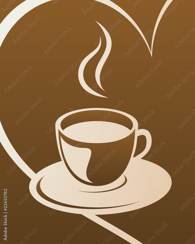 Obraz premium Coffee design