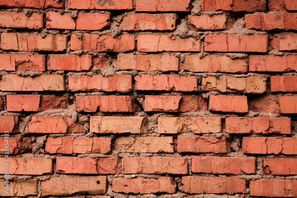 Grungy old red brick texture Grungy old red brick texture