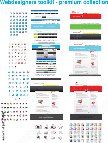 Webdesigners toolkit - premium web collection