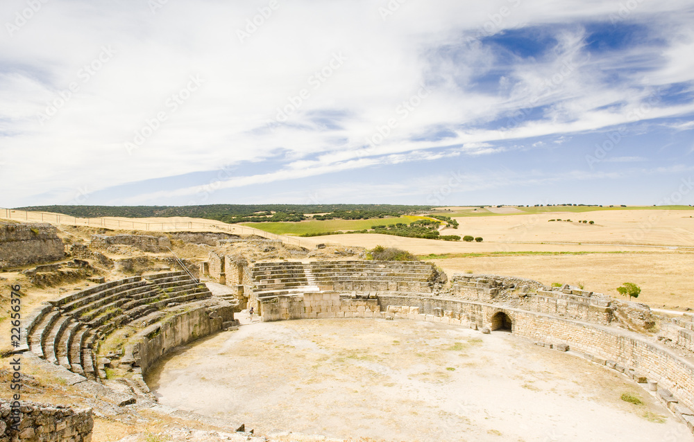 Roman Amphitheatre of Segobriga, Castile-La Mancha, Spain