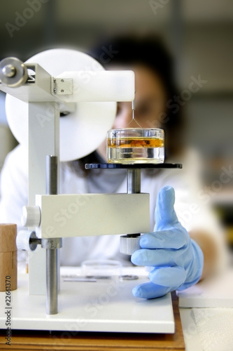 Female doctor in laboratory