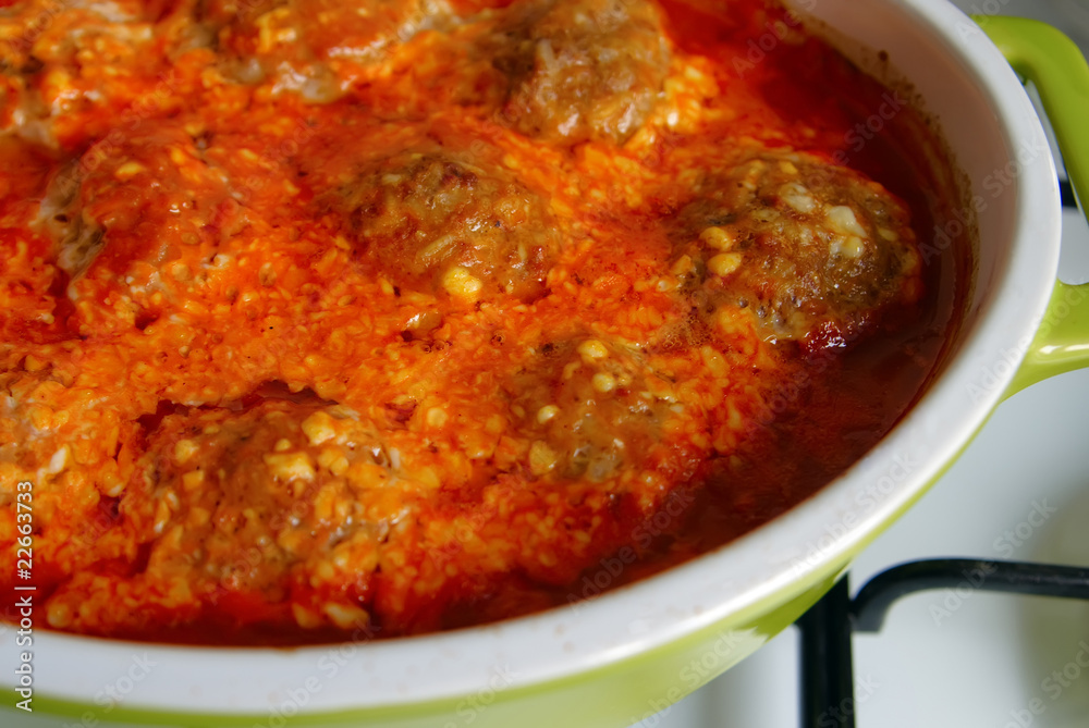 Homemade Cutlets Under The Sauce Homemade Cutlets Under The Sauce