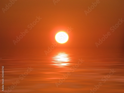 Fototapeta Naklejka Na Ścianę i Meble -  Ocean sun