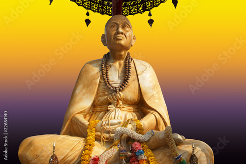 Tableau sur toile statue bouddhique