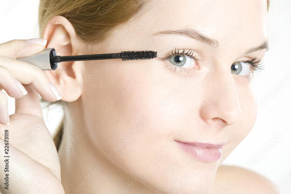 portrait of woman's make up portrait of woman's make up