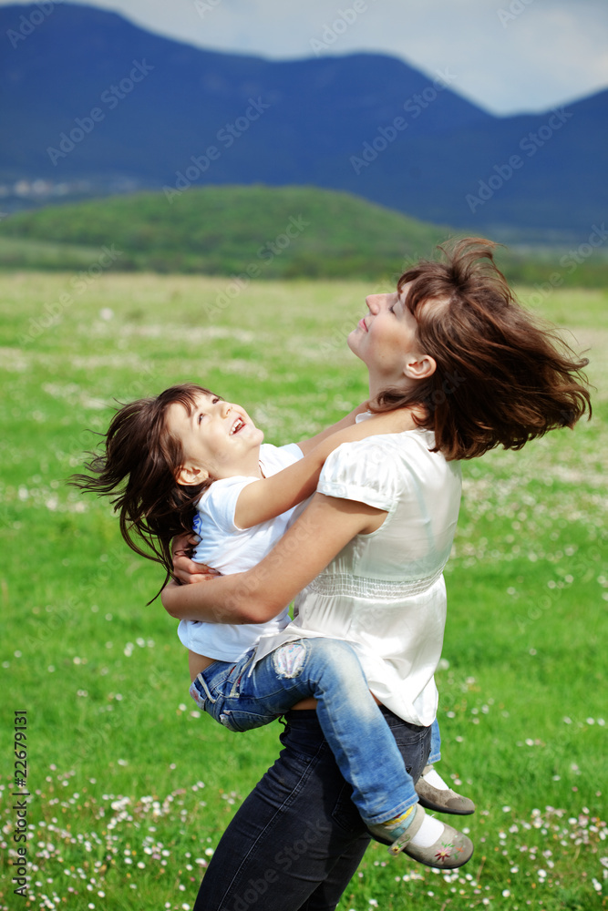 Fototapeta premium Happy family