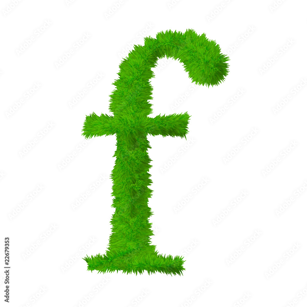 High resolution grass font isolated on white High resolution grass font isolated on white