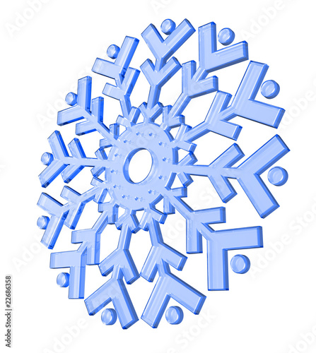 3D Snowflake