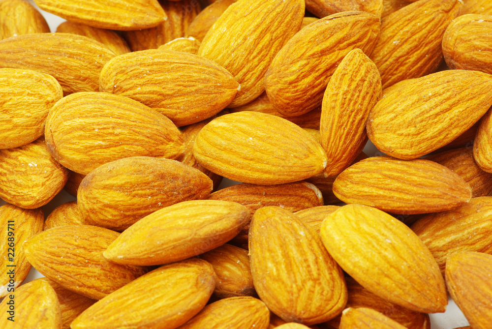 Fototapeta premium almond nuts
