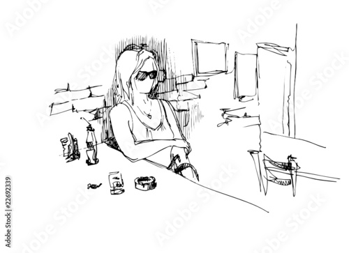 girl spectacled