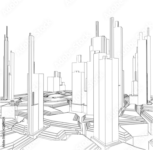 Abstract Urban City Vector 45