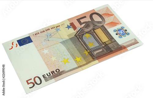 Banknote 50 Euros photo