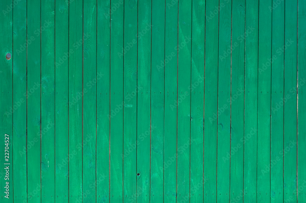 Texture of green painted wooden lining boards Texture of green painted wooden lining boards