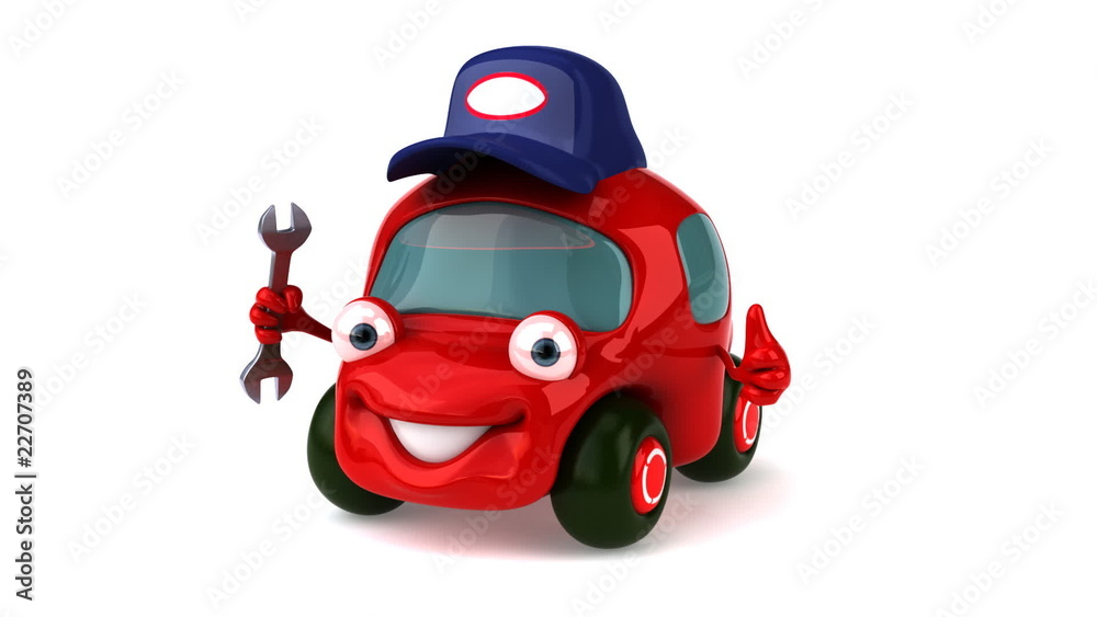 Voiture garagiste
