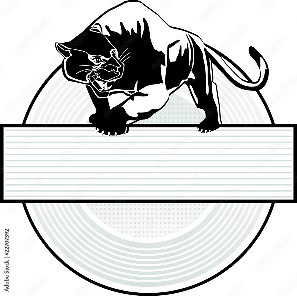 Puma Wappen Stock Vector | Adobe Stock