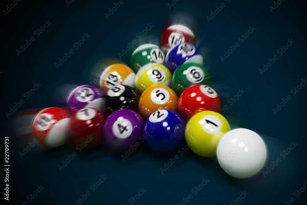 billiard balls