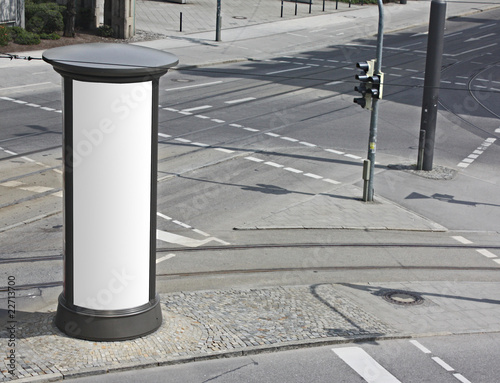 Litfaßsäule Werbefläche