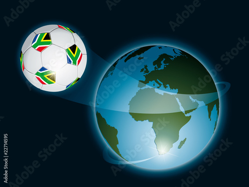 Soccer ball from South Africa