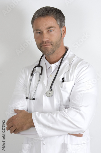 Nachdenklicher Arzt © Fotograf Daniel Mock
