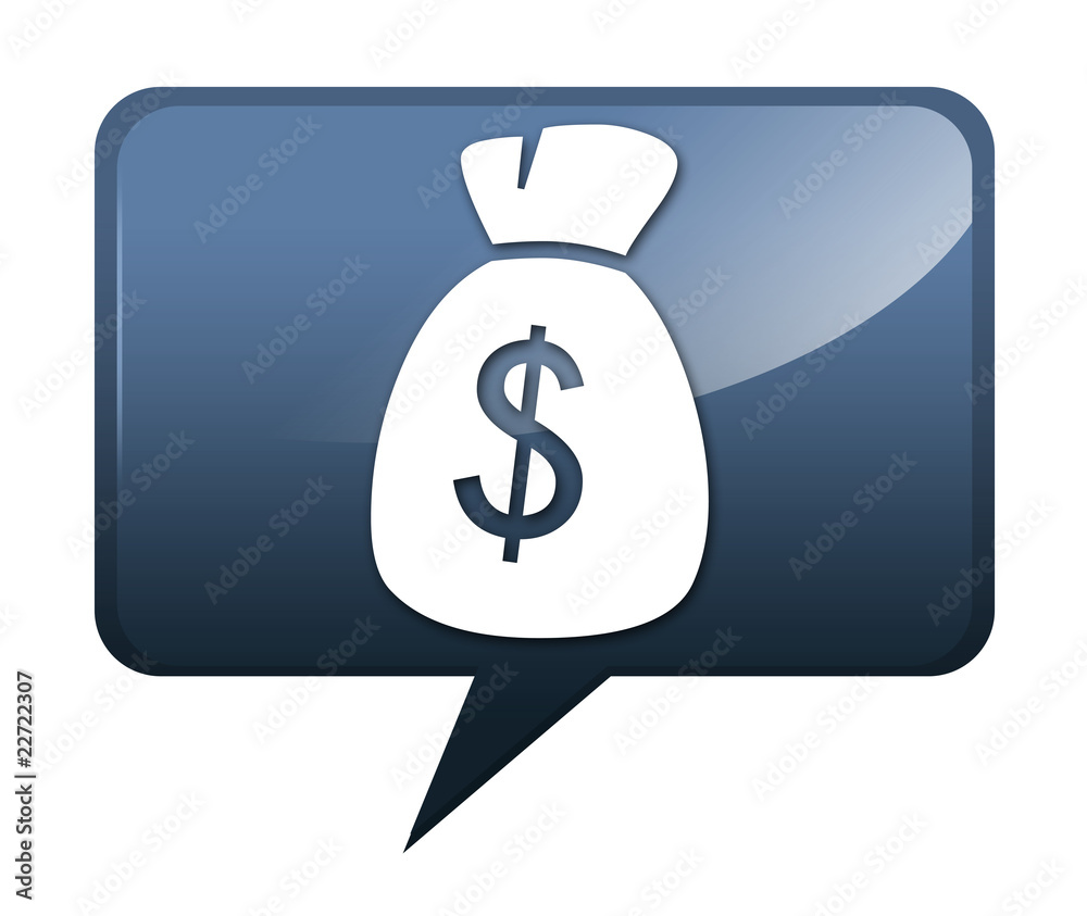 Speech bubble shaped icon Speech bubble shaped icon