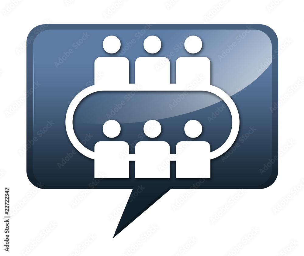 Speech bubble shaped icon Speech bubble shaped icon