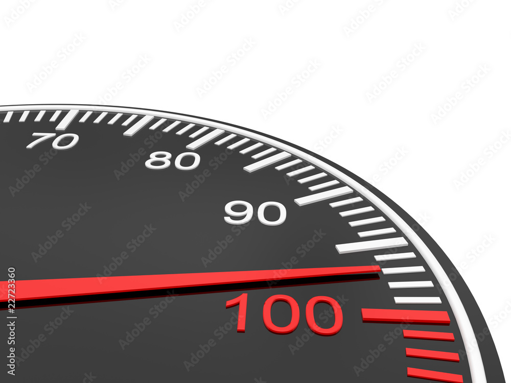 Speedometer scale