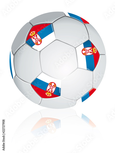 Serbia soccer ball