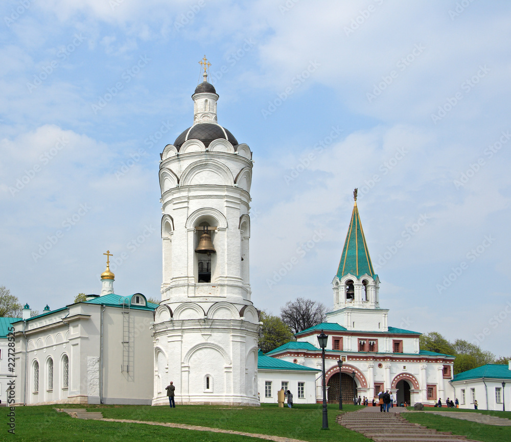 Russian orthodox church in Kolomenskoye (Moscow Russia)