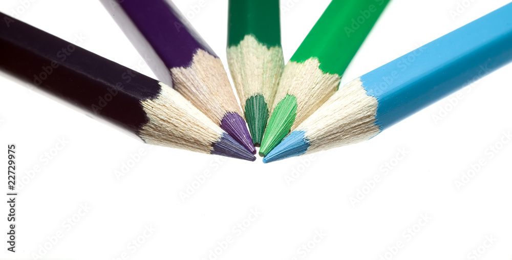 Fototapeta premium Colorful pencils, education concept