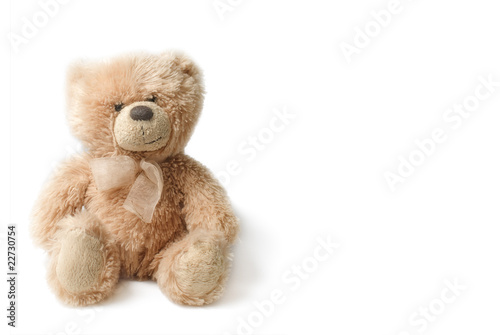 Tableau sur toile Old teddie bear