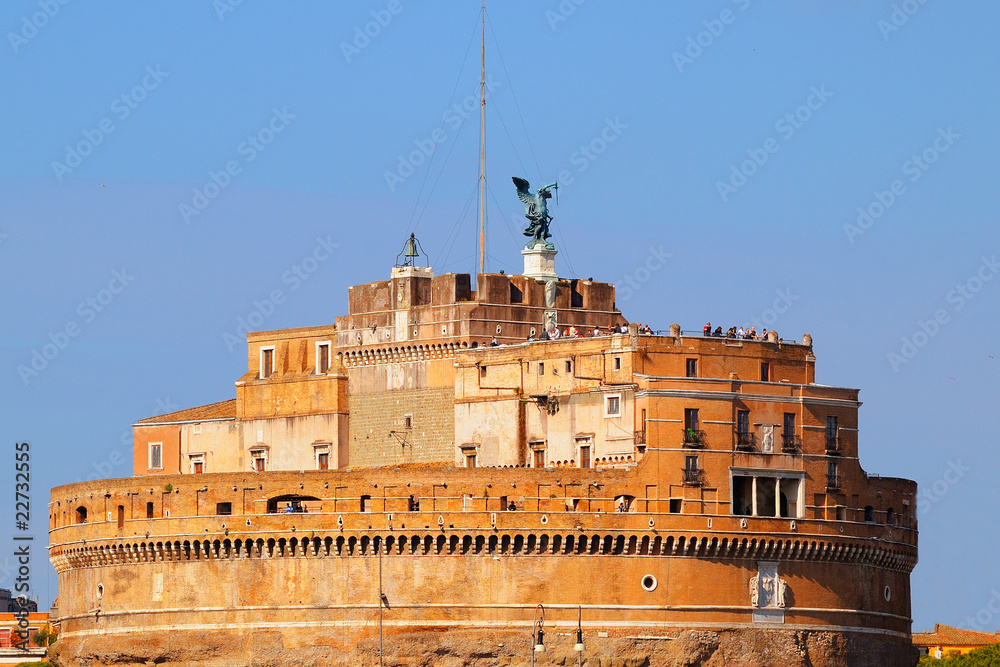 Le chateau saint Ange à Rome