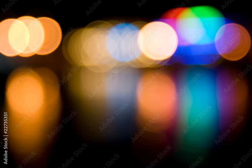 Fototapeta premium Coloured bokeh background