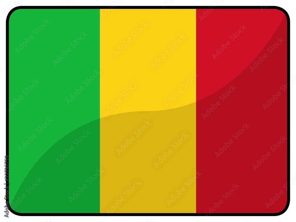 drapeau mali flag Stock Illustration