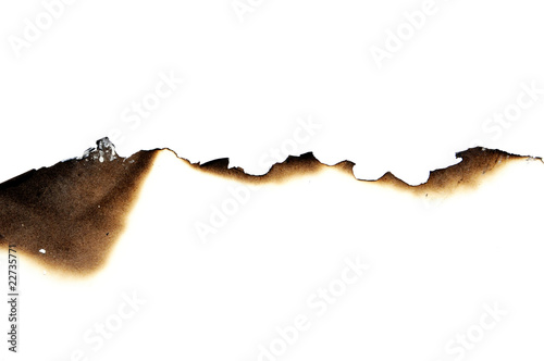 Εκτύπωση καμβά burned paper