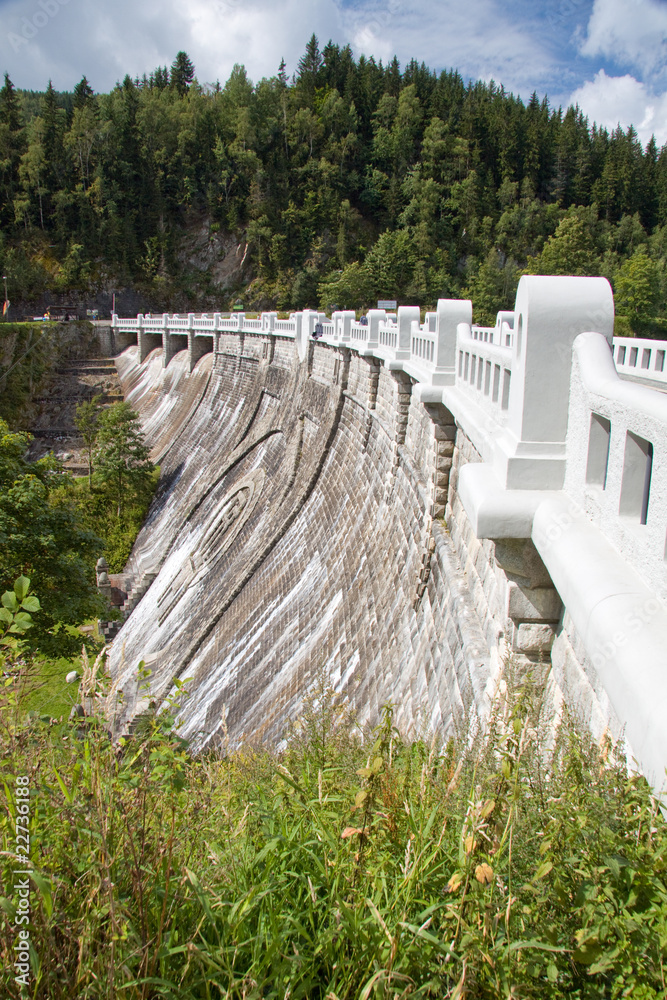 Fototapeta premium Labe Staumauer