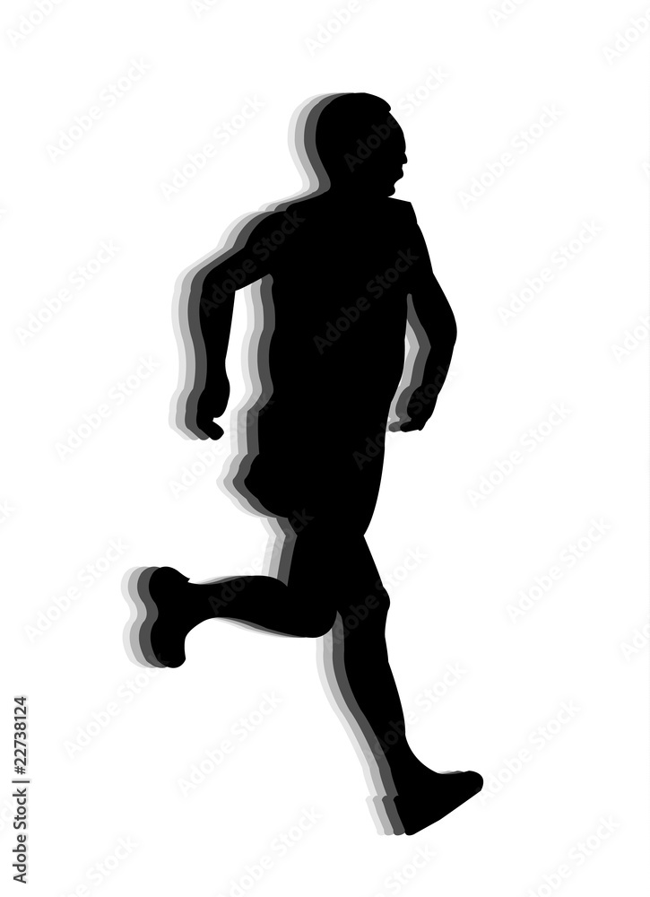 runner silhouettes
