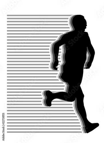 runner silhouettes