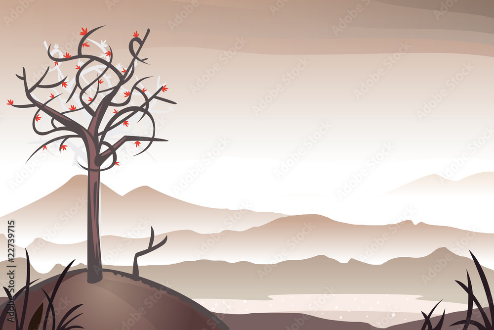 Brumes sur les hautes collines