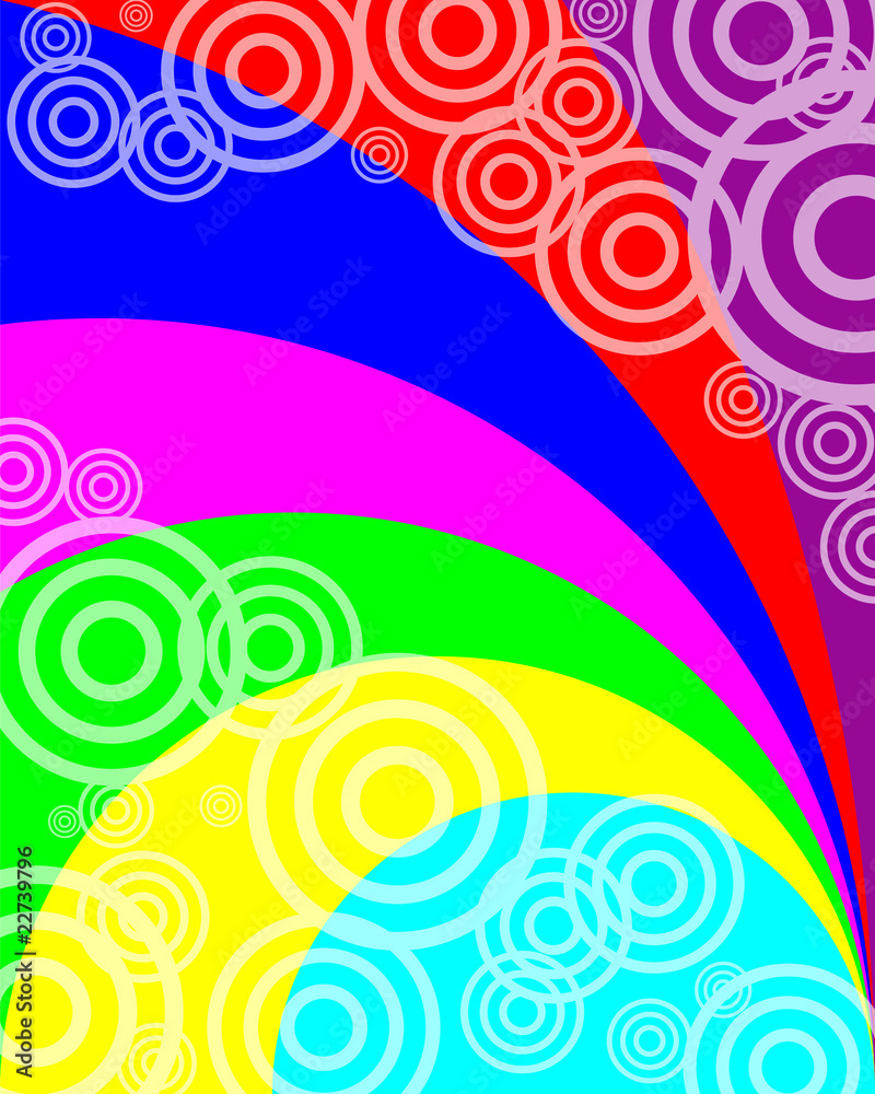 Abstract Rainbow Background