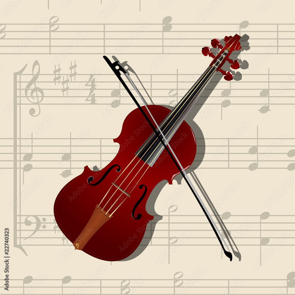 Fototapeta premium Music background