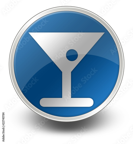 Glossy Icon "Bar / Cocktail"