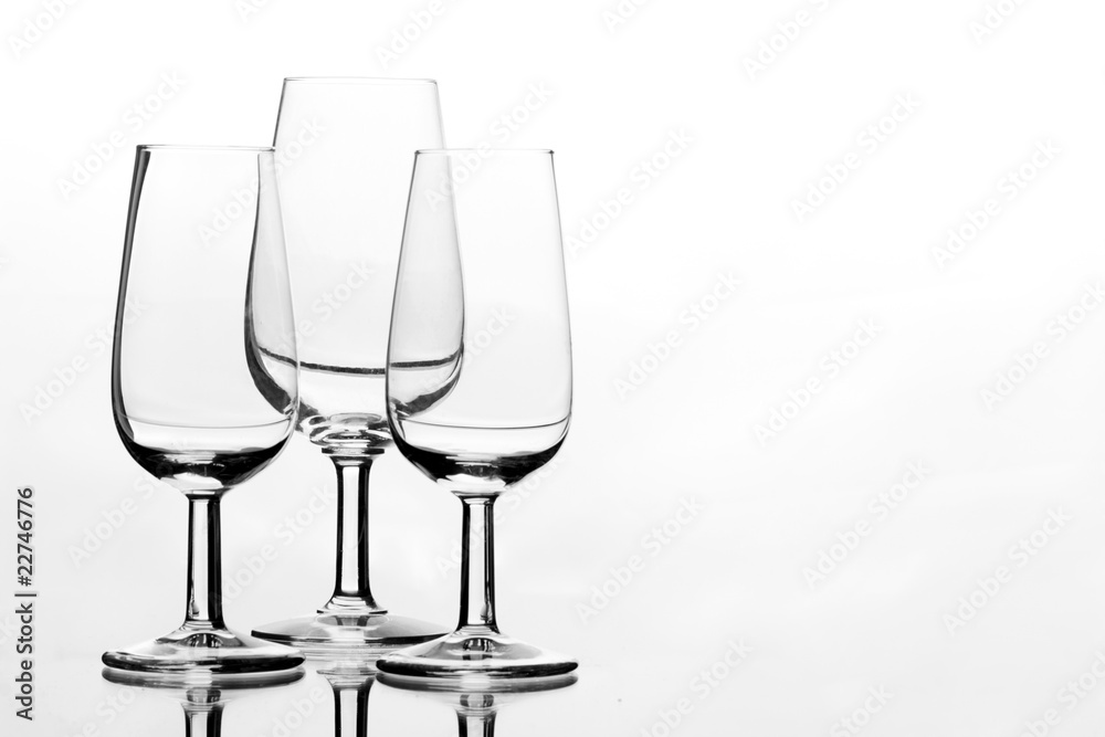 three glasses of wine