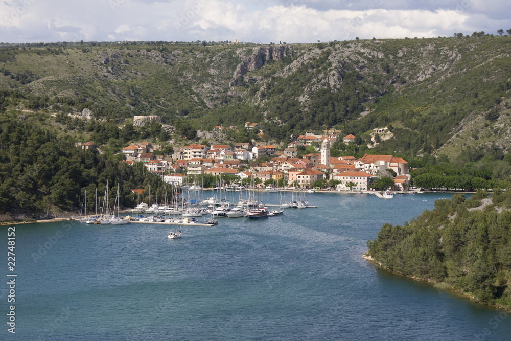 Fototapeta premium Skradin panorama