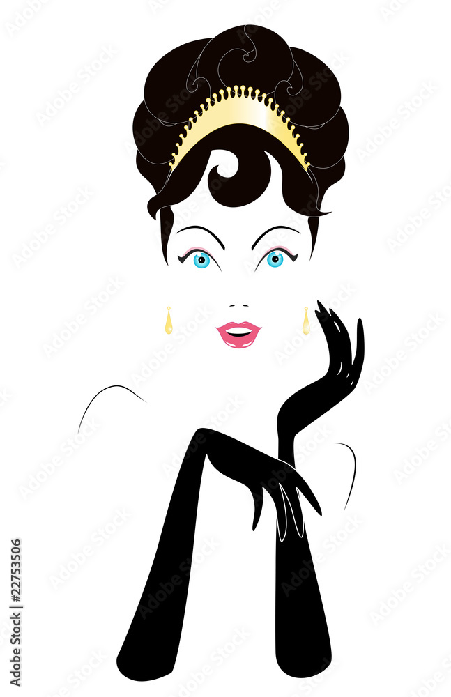 retrato de mujer sofisticada