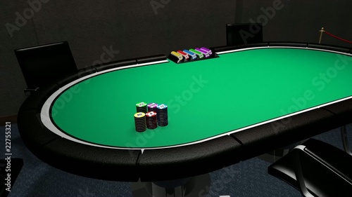 Poker table