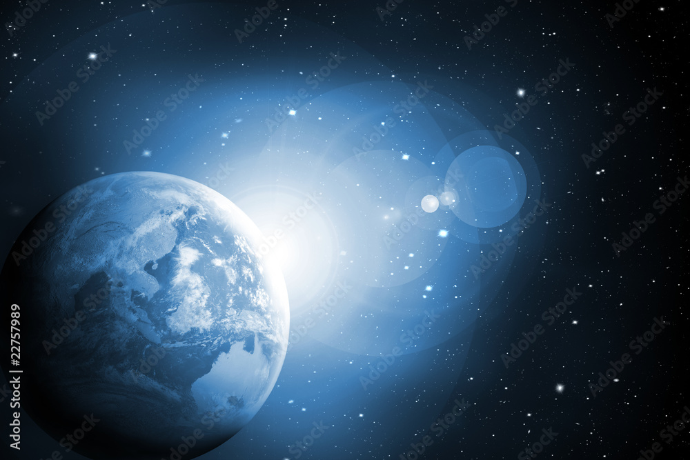Obraz premium BlueSpace0001