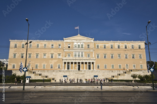 The Greek parliament at Athens, Greece photo