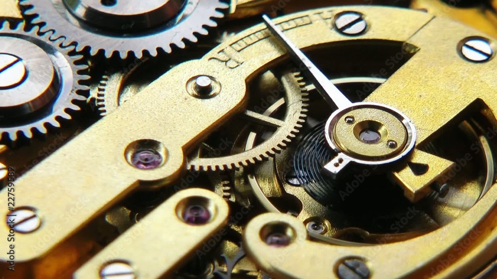 custom made wallpaper toronto digitalUhrwerk Video Uhr