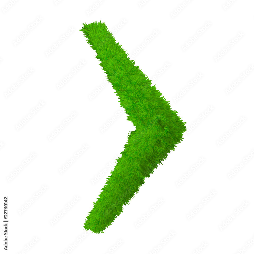 High resolution grass font isolated on white High resolution grass font isolated on white